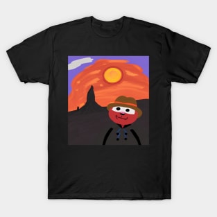 groundhog erupting sun volcano T-Shirt